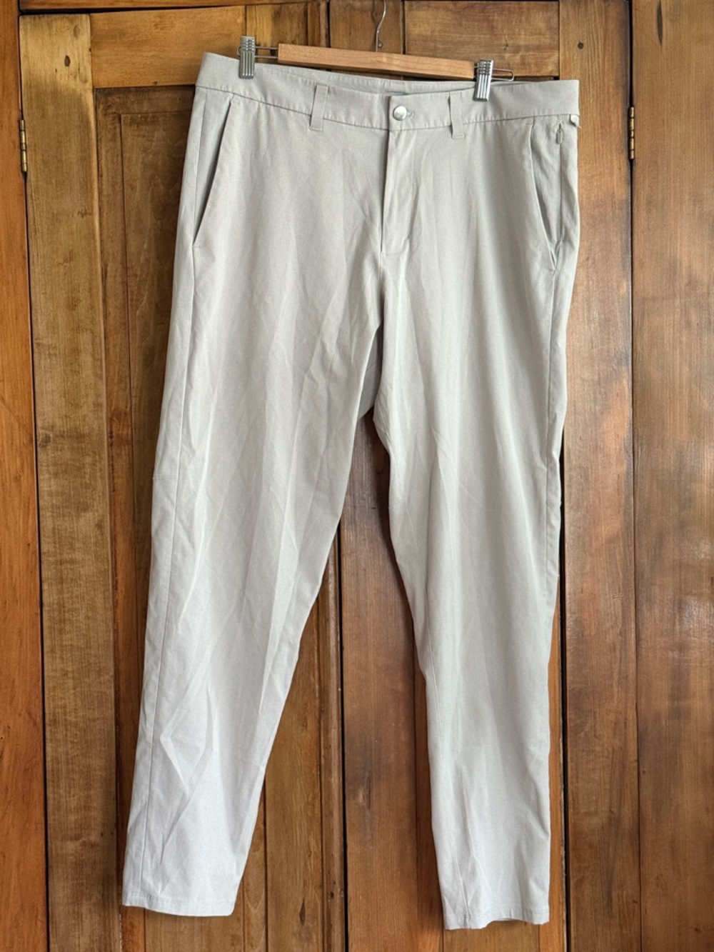 Men’s lululemon Commission Slim-fit Light Tan Performance Pant